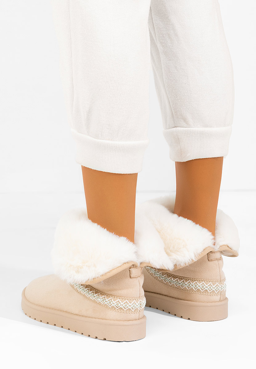 Stivaletti invernali donna Alura beige