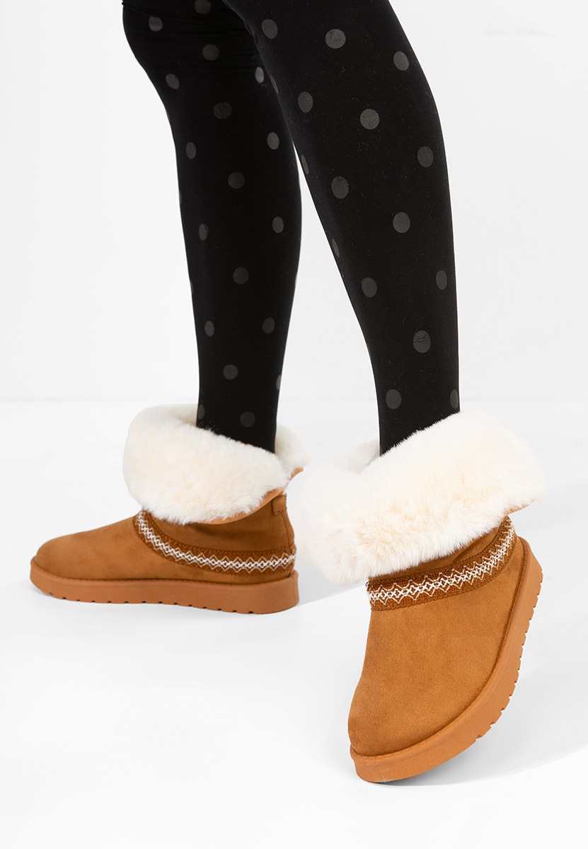 Stivaletti invernali donna Alura camel