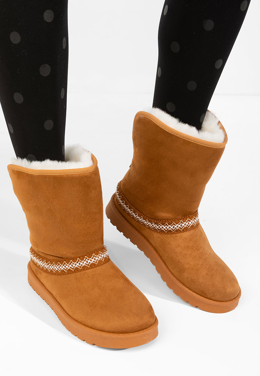 Stivaletti invernali donna Alura camel