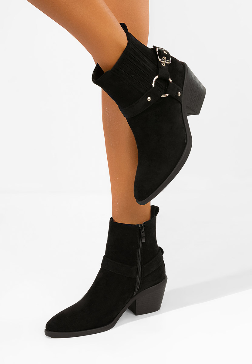 Stivaletti texani donna Frankia V2 nero