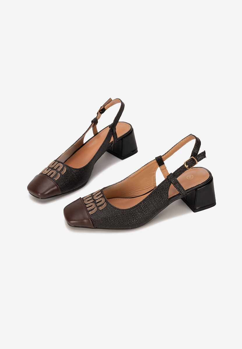 Décolleté Slingback Miryam nero