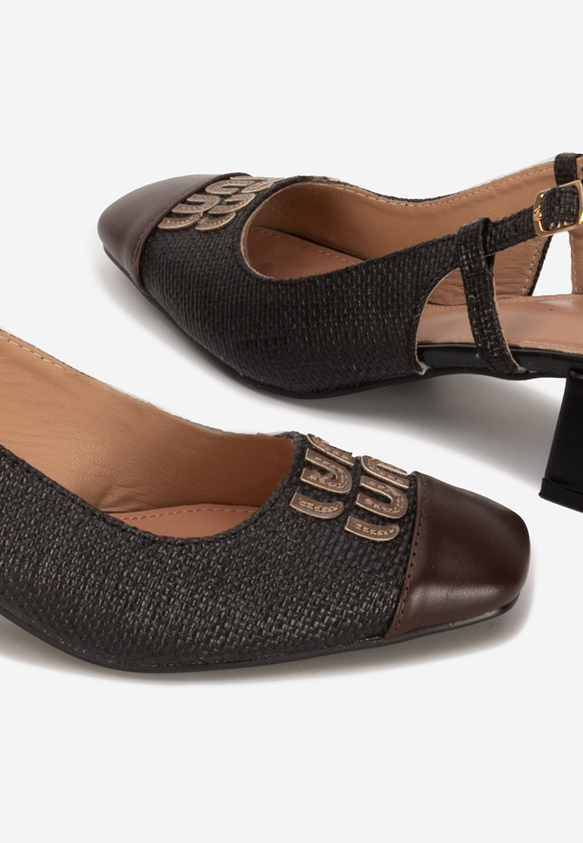 Décolleté Slingback Miryam nero