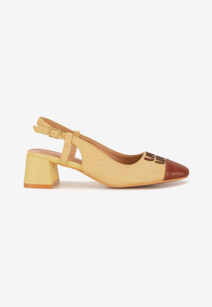Décolleté Slingback Miryam gialli