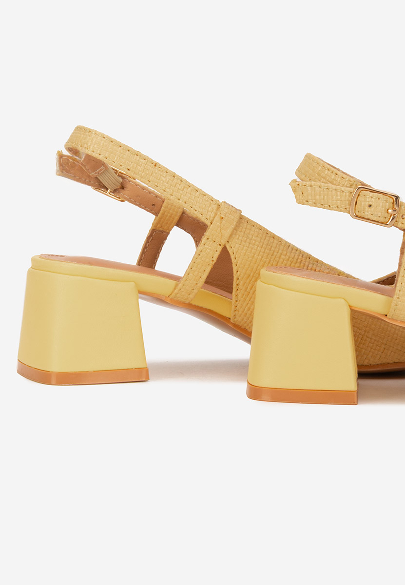 Décolleté Slingback Miryam gialli
