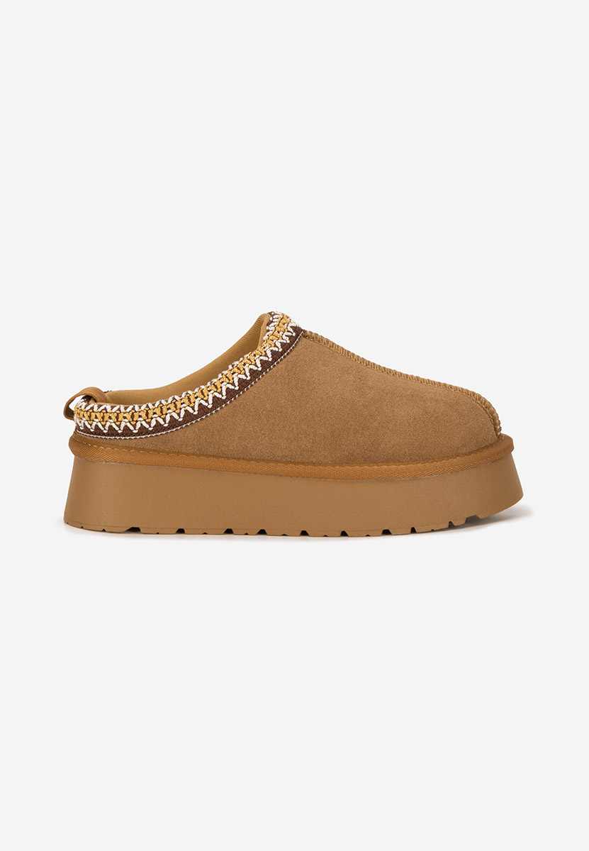 Zoccoli pelle Alorra camel
