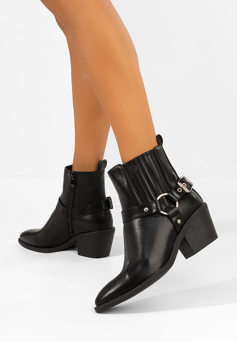 Stivaletti texani donna Frankia nero