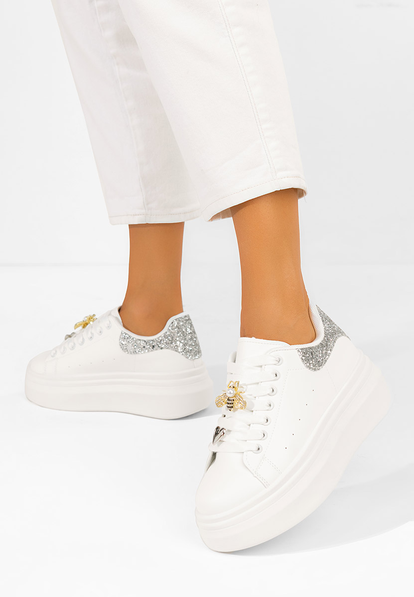 Sneakers con plateau Medelia V3 bianchi