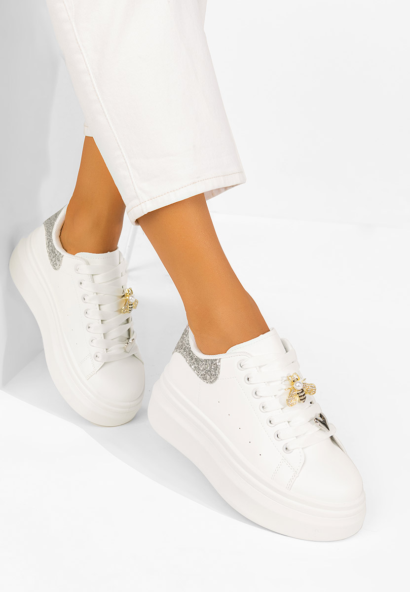 Sneakers con plateau Medelia V3 bianchi