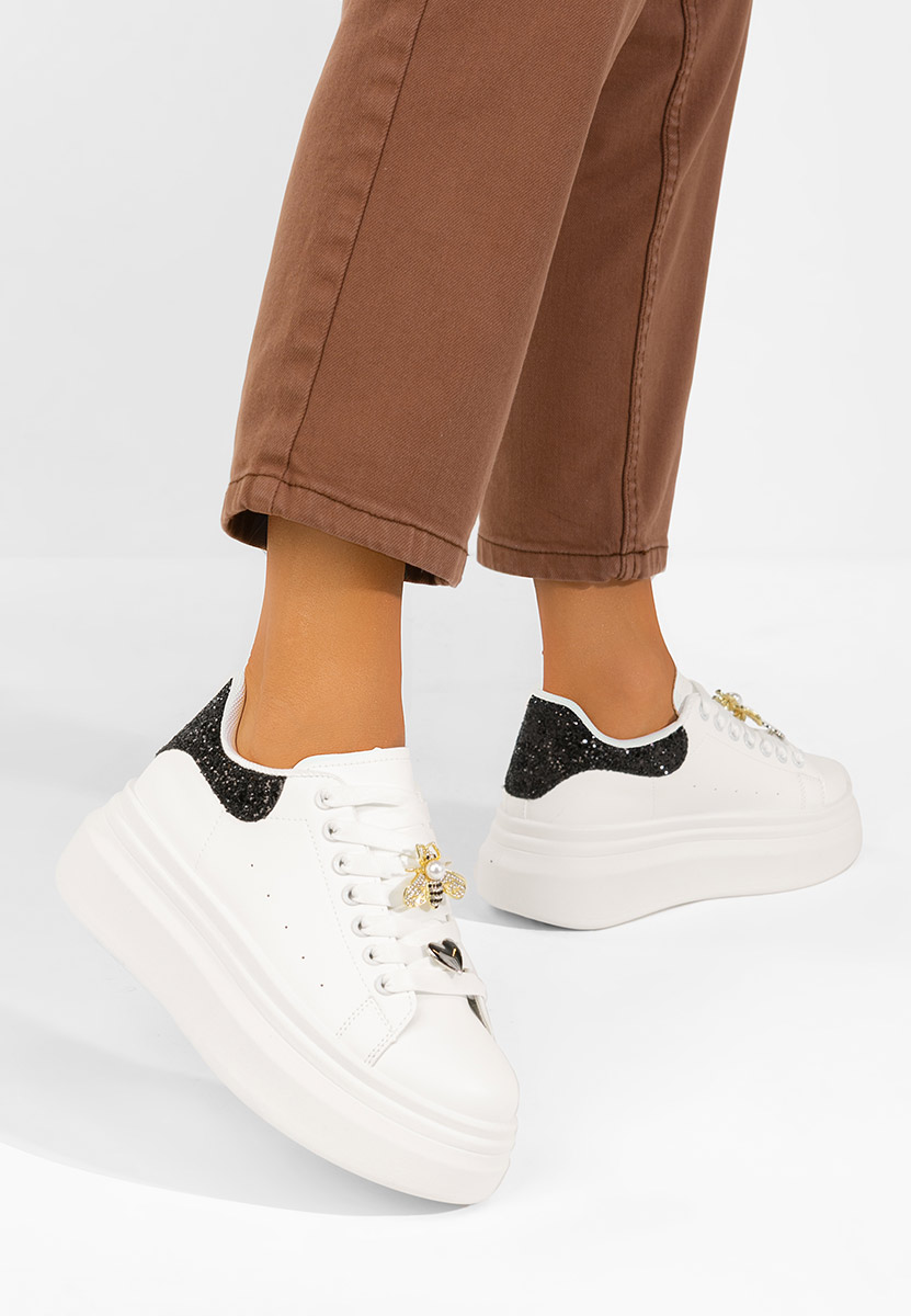 Sneakers con plateau Medelia V4 bianchi
