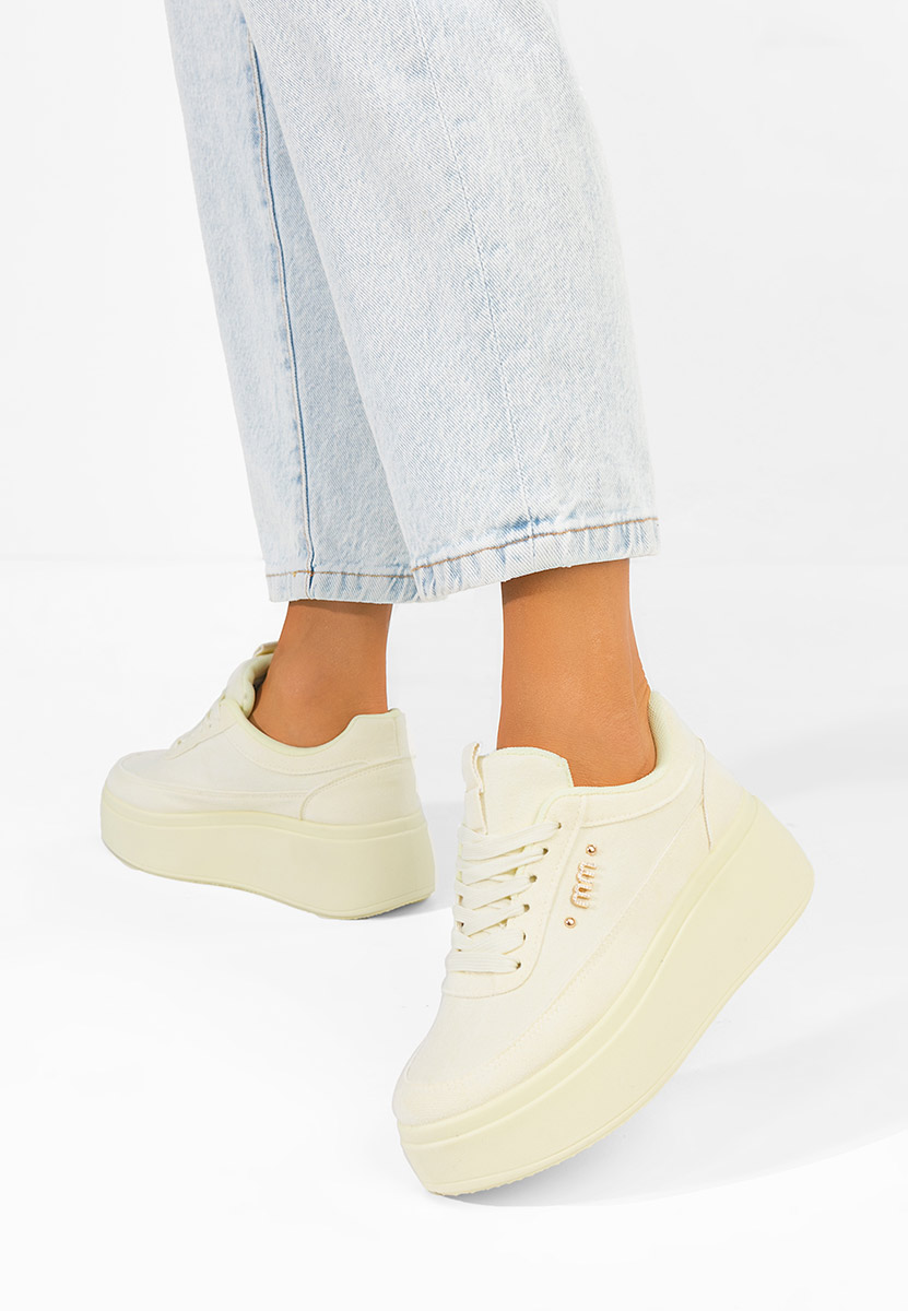 Sneakers con plateau Misheya gialli