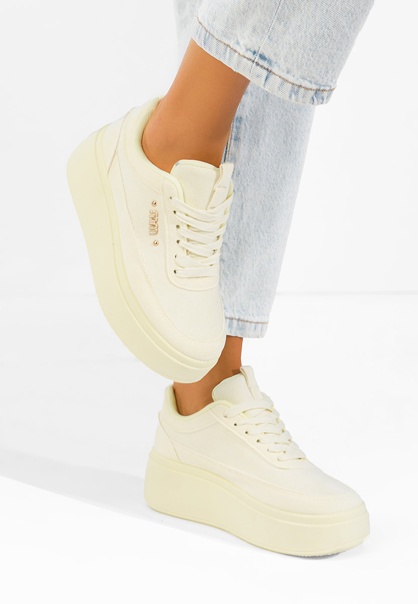 Sneakers con plateau Misheya gialli
