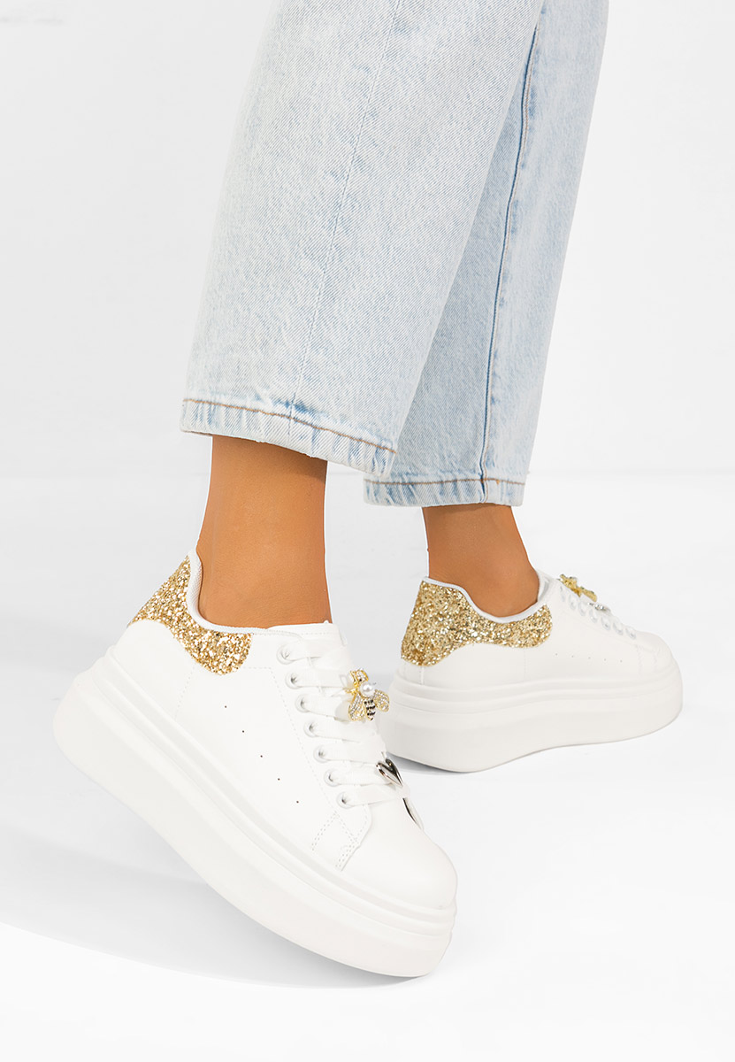 Sneakers con plateau Medelia V2 bianchi