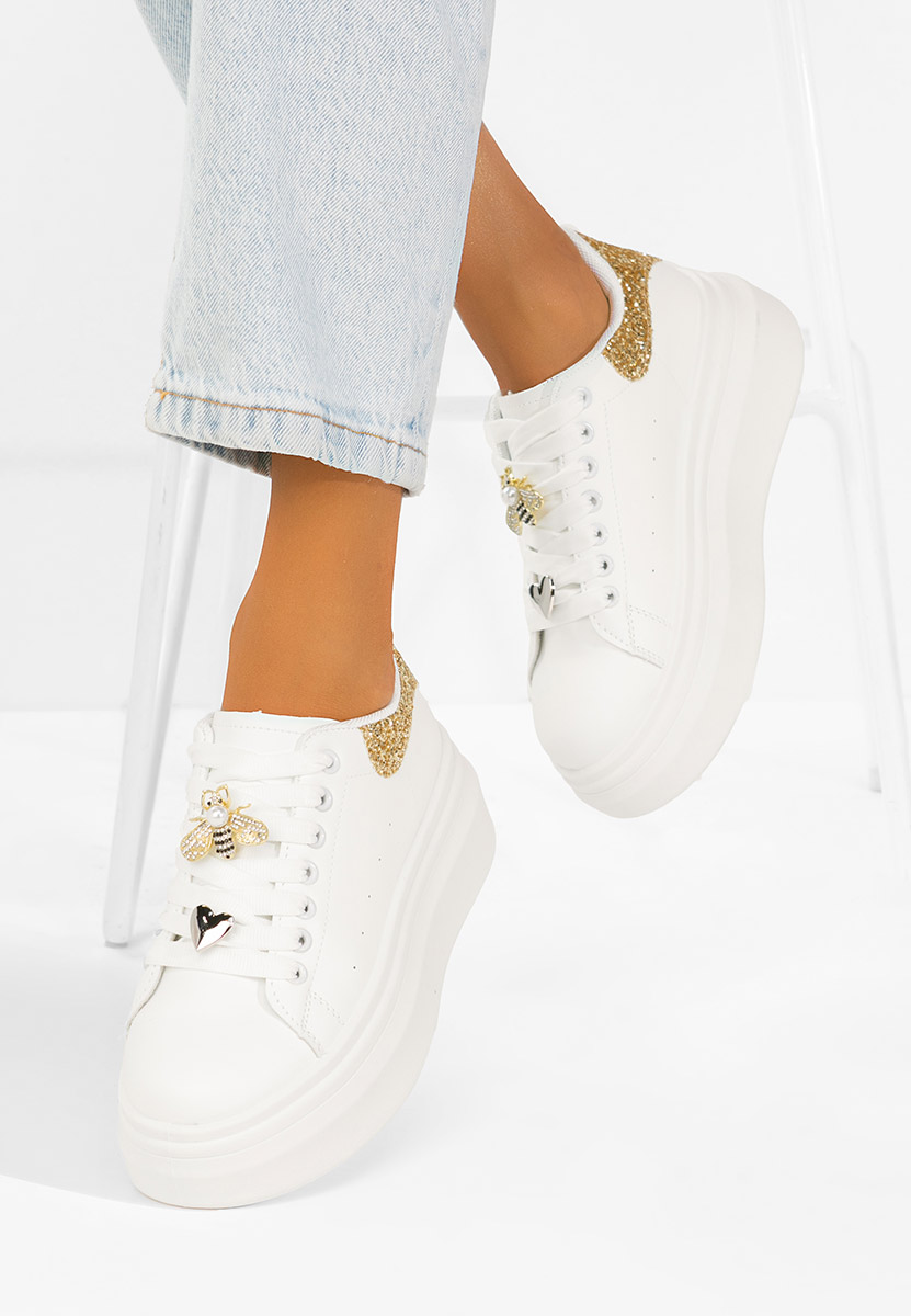 Sneakers con plateau Medelia V2 bianchi
