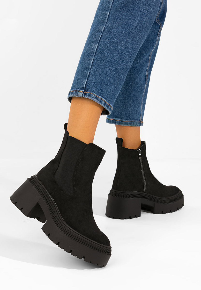 Stivaletto chelsea donna Mabelia nero
