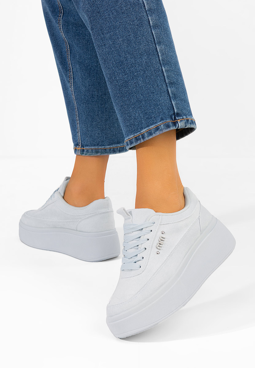 Sneakers con plateau Misheya blu
