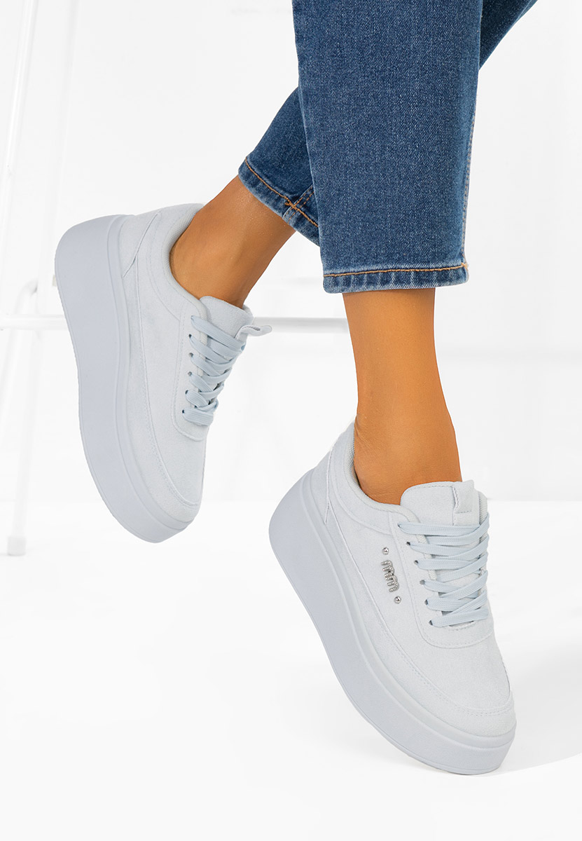 Sneakers con plateau Misheya blu