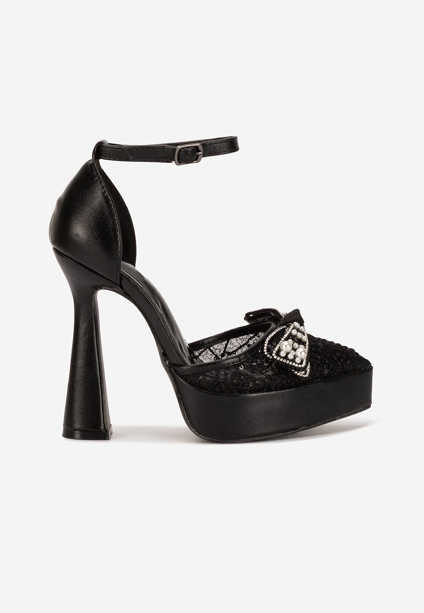 Scarpe con tacco largo Adaia nero