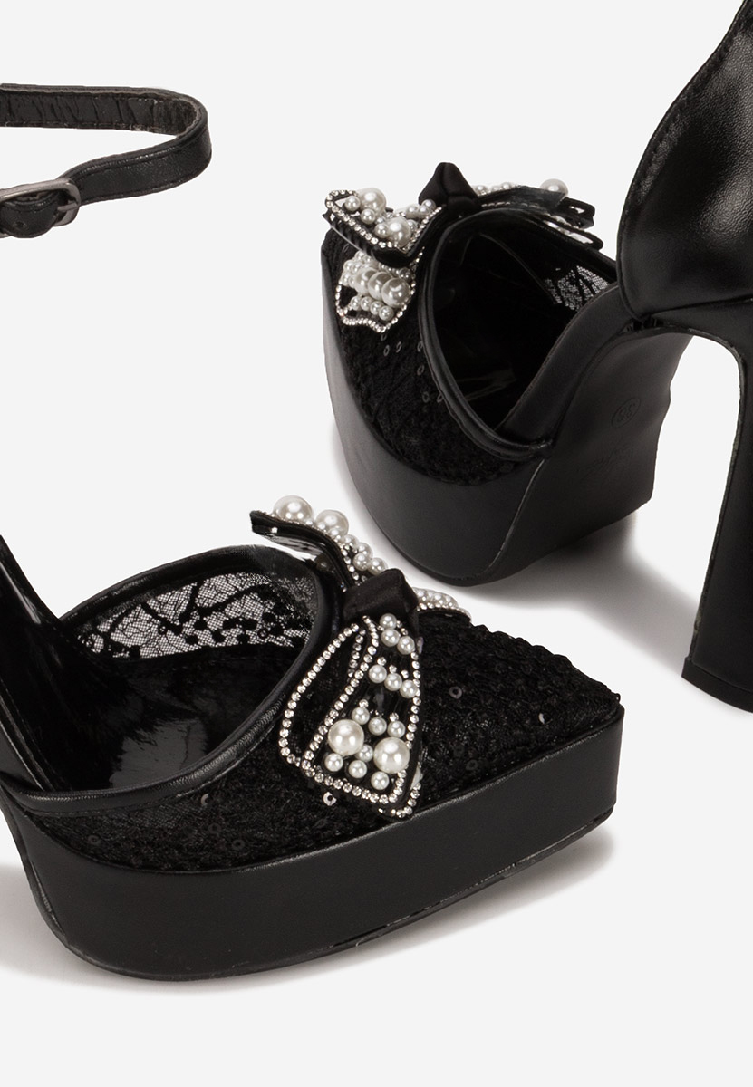 Scarpe con tacco largo Adaia nero