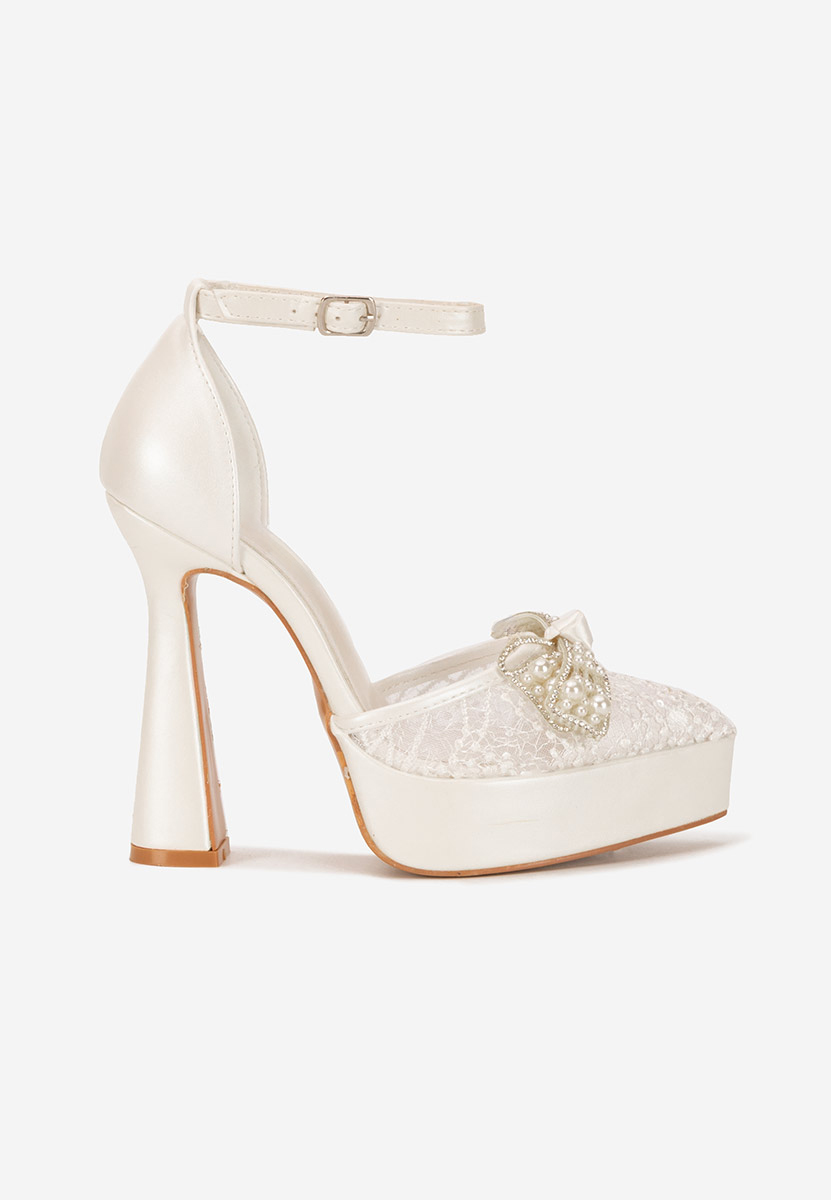 Scarpe con tacco largo Adaia bianchi