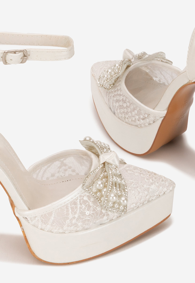 Scarpe con tacco largo Adaia bianchi