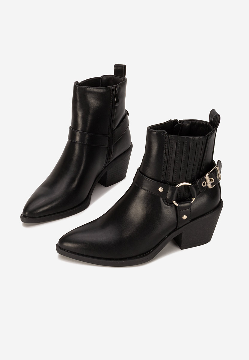 Stivaletti texani donna Frankia nero