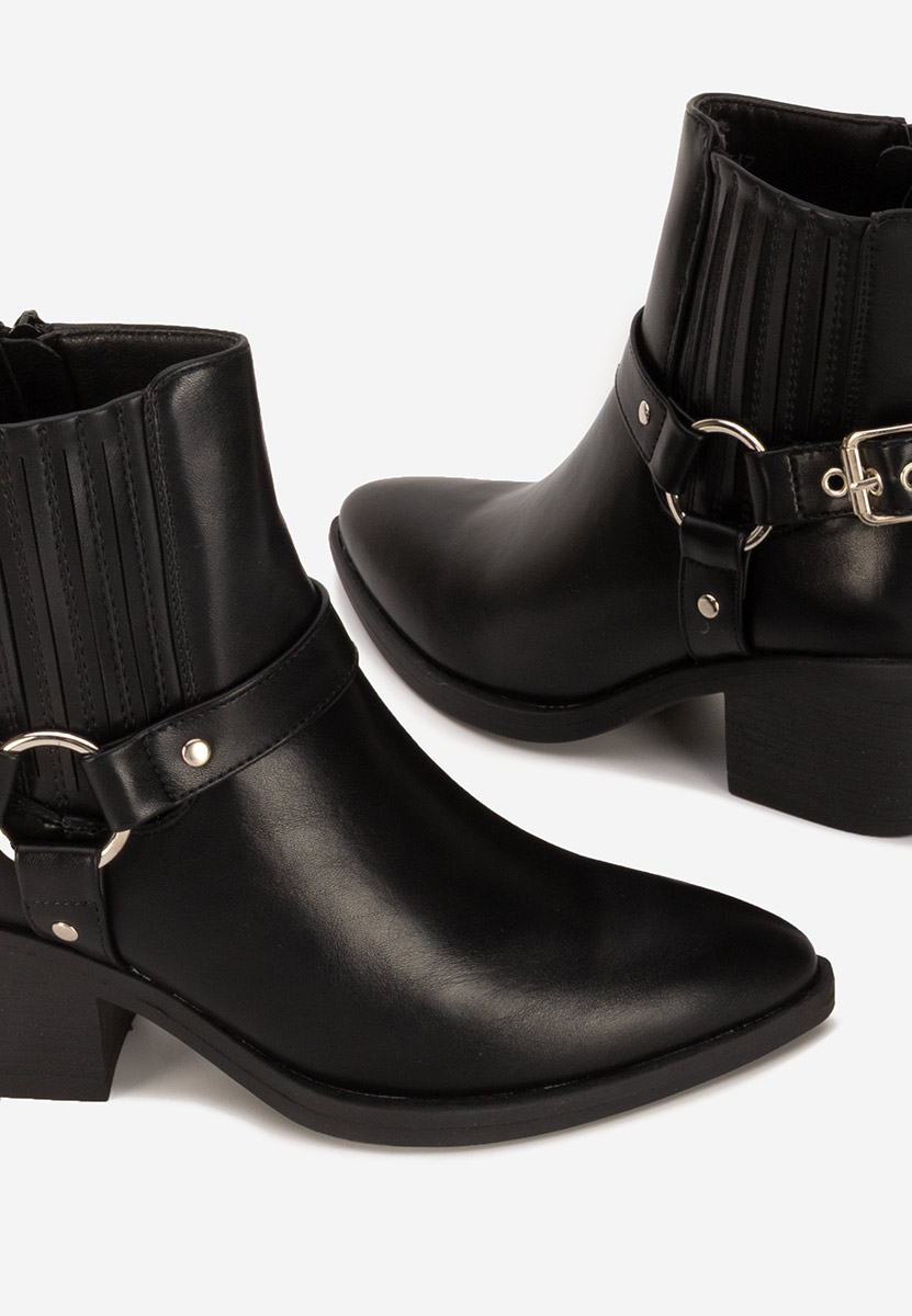 Stivaletti texani donna Frankia nero