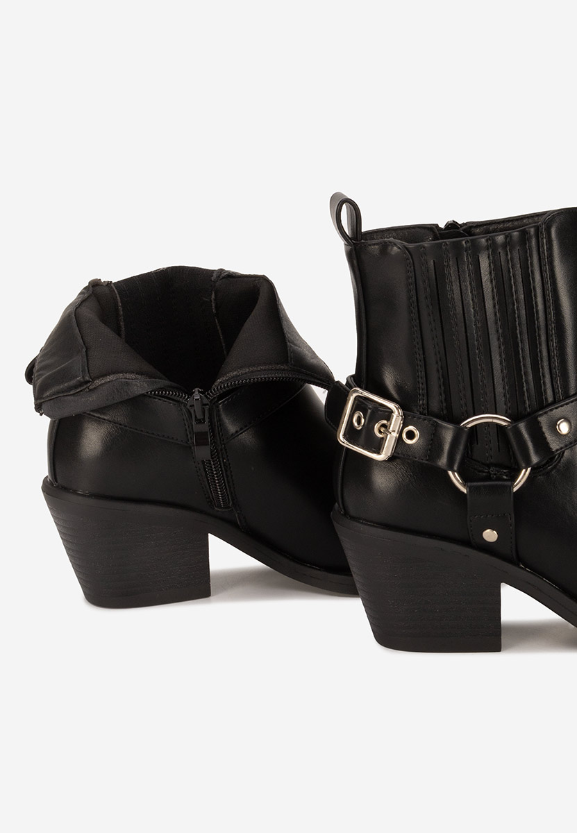 Stivaletti texani donna Frankia nero