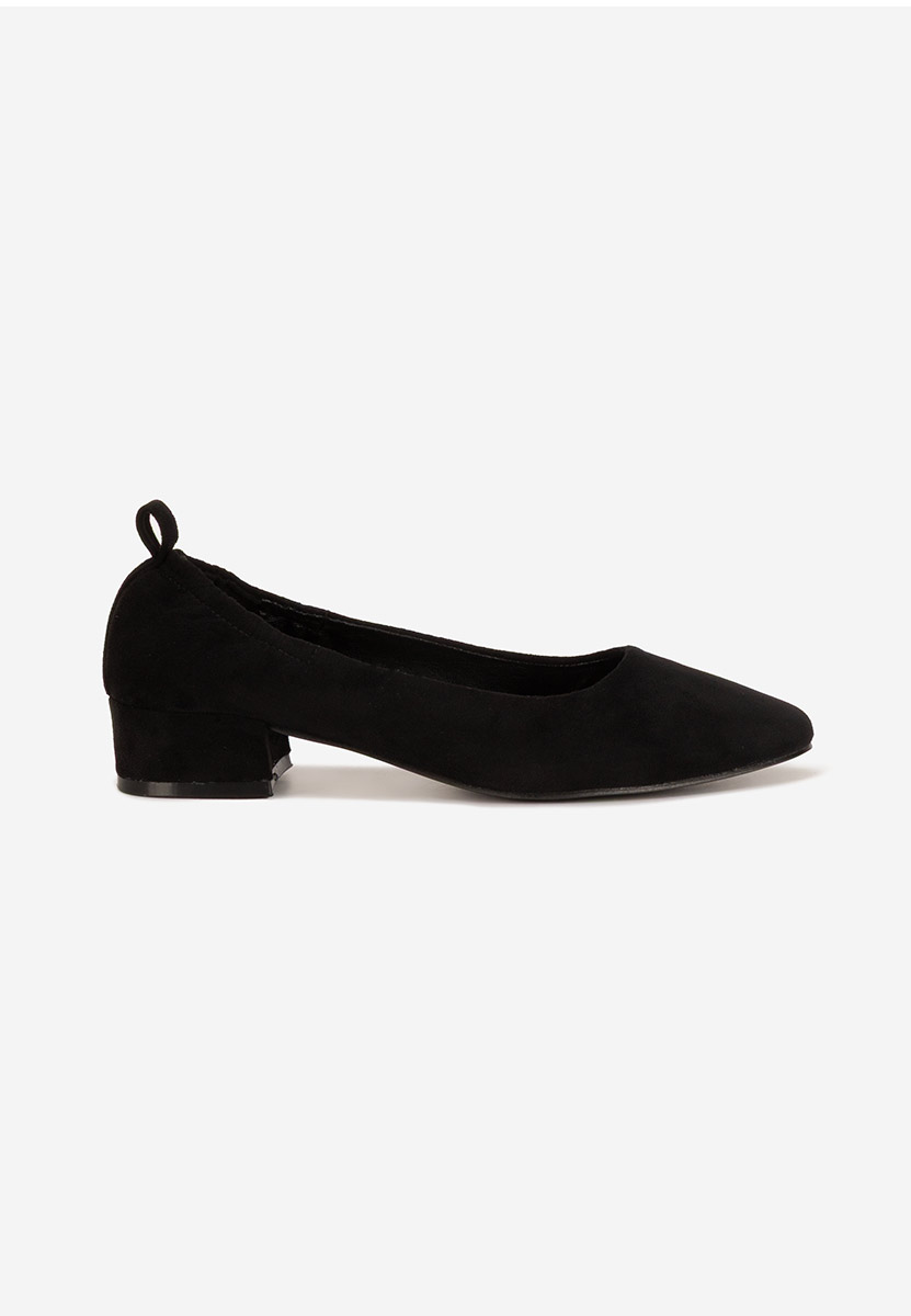 Décolleté tacco basso Jemina nero