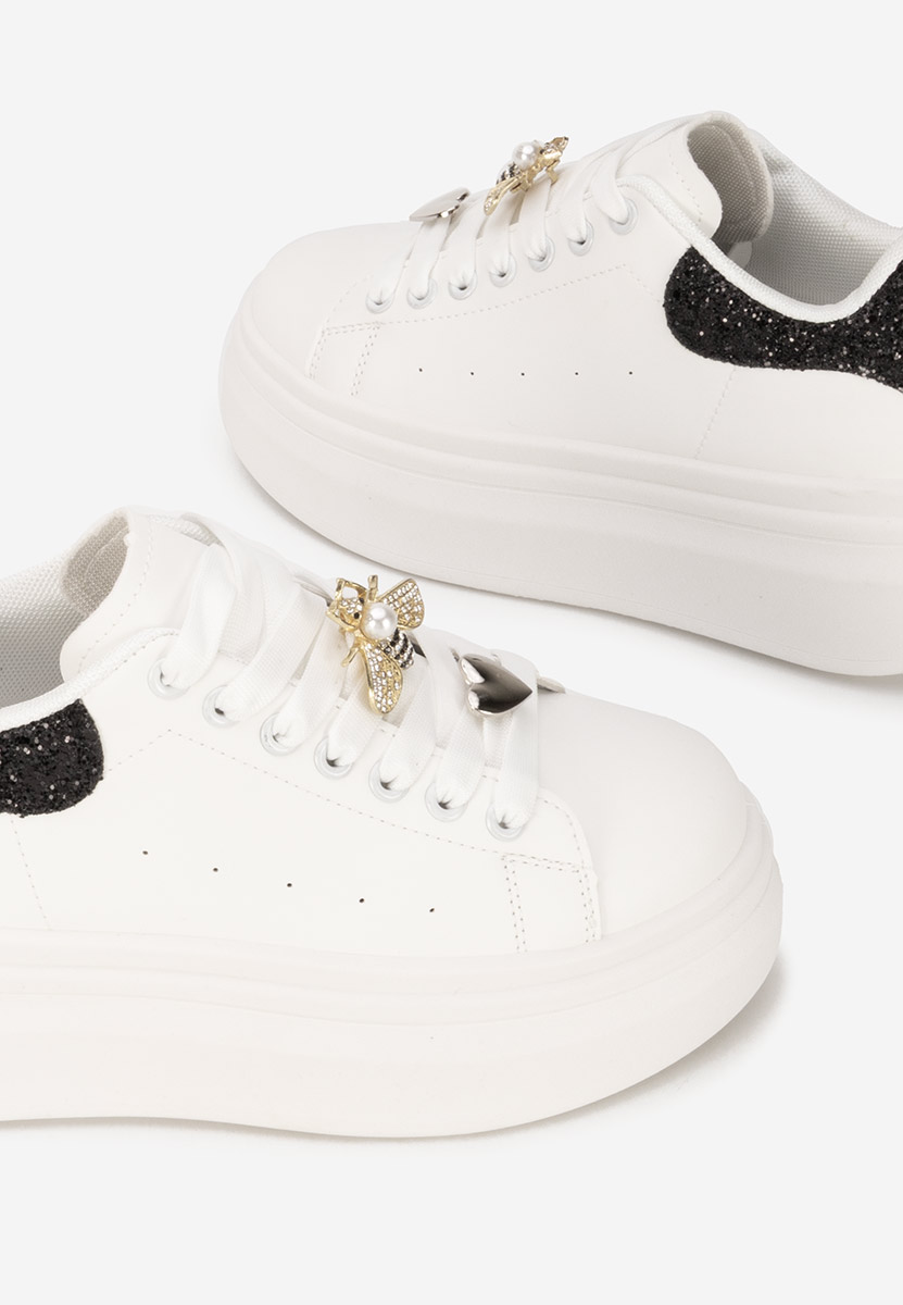 Sneakers con plateau Medelia V4 bianchi