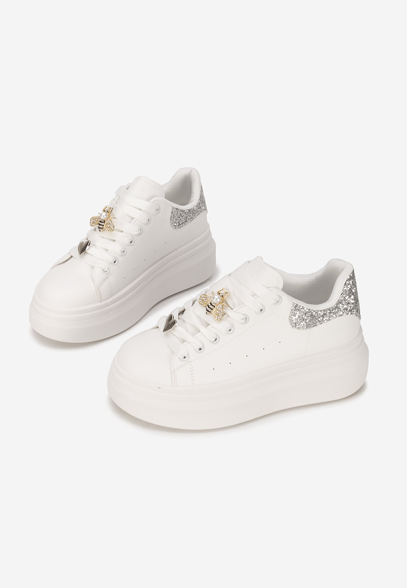 Sneakers con plateau Medelia V3 bianchi