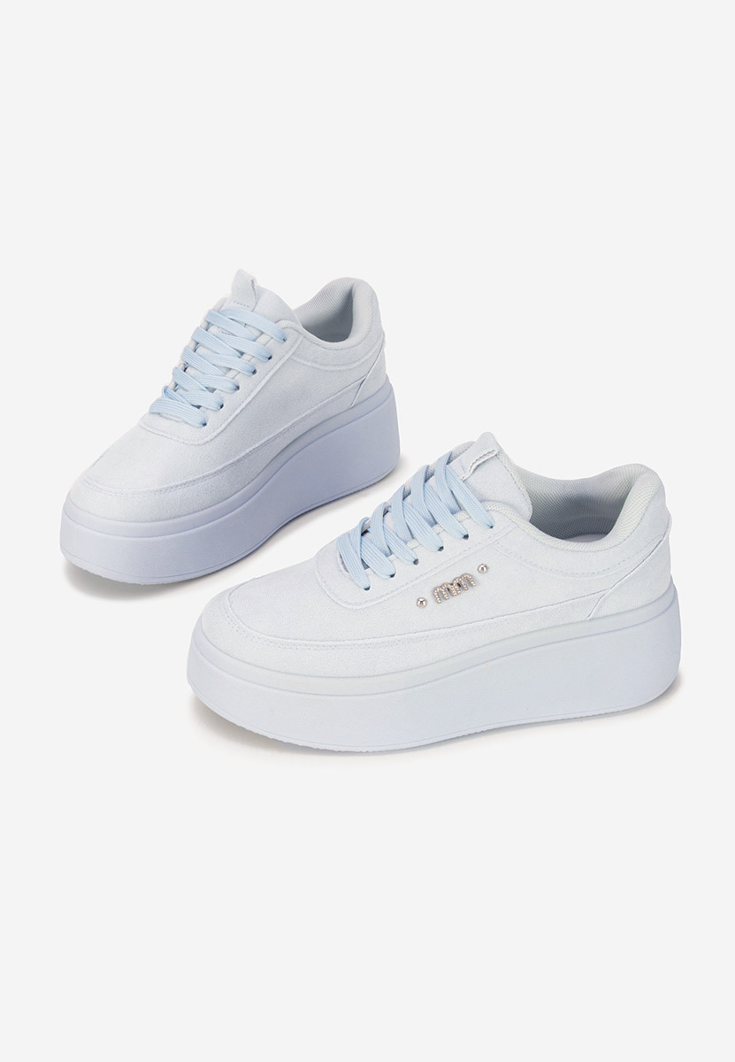 Sneakers con plateau Misheya blu