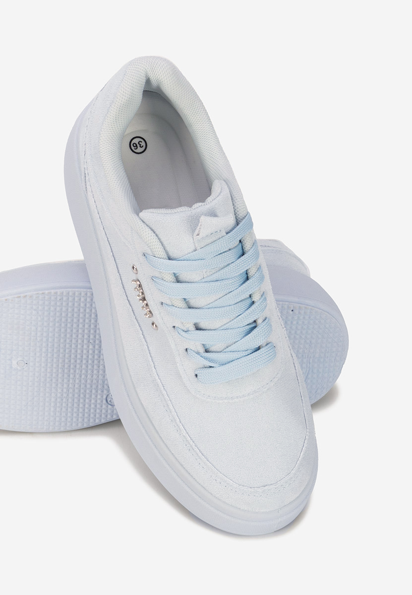 Sneakers con plateau Misheya blu
