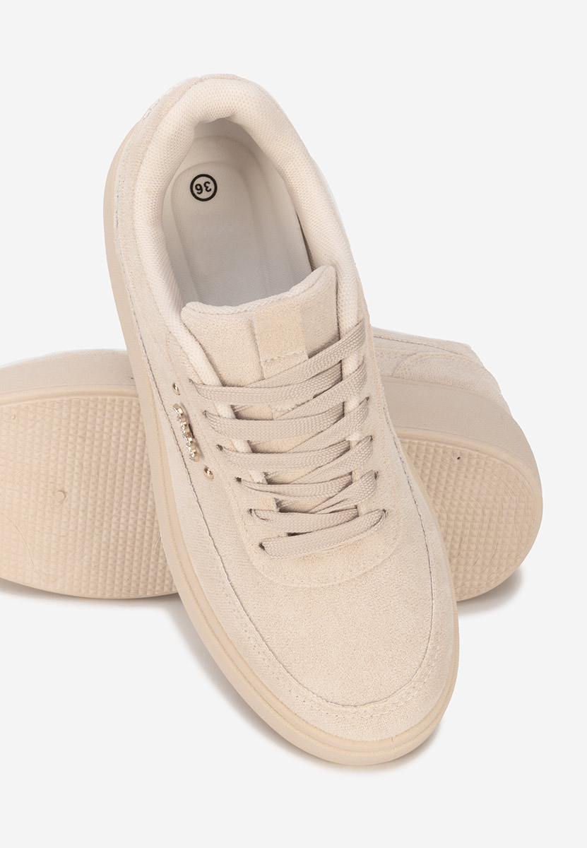 Sneakers con plateau Misheya beige
