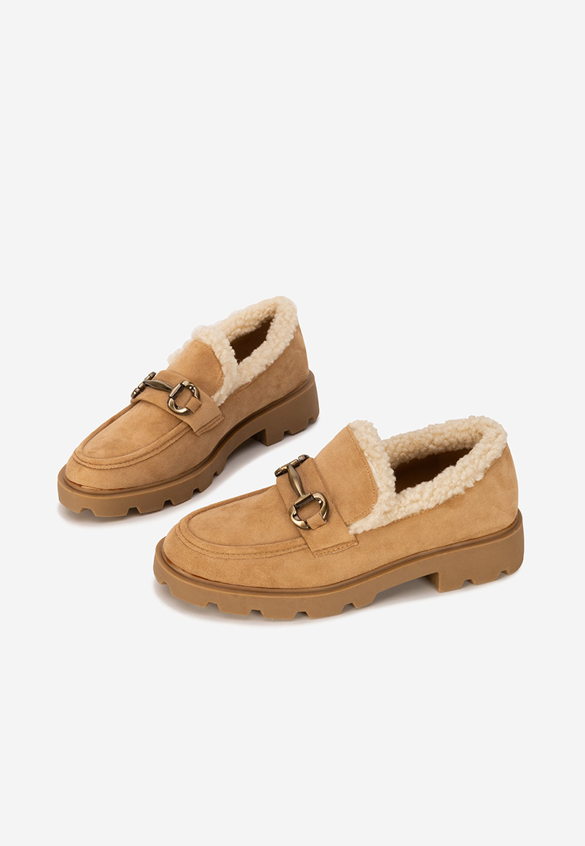 Mocassini da donna Amiona camel