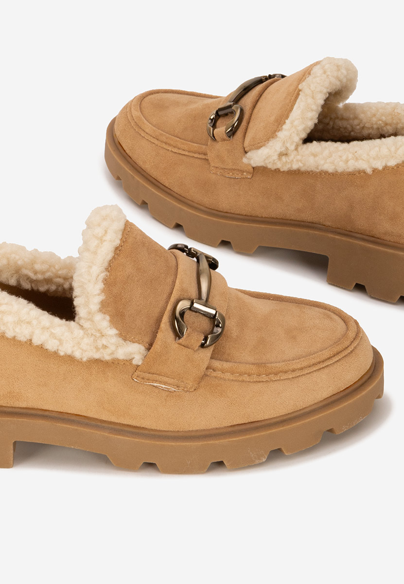 Mocassini da donna Amiona camel