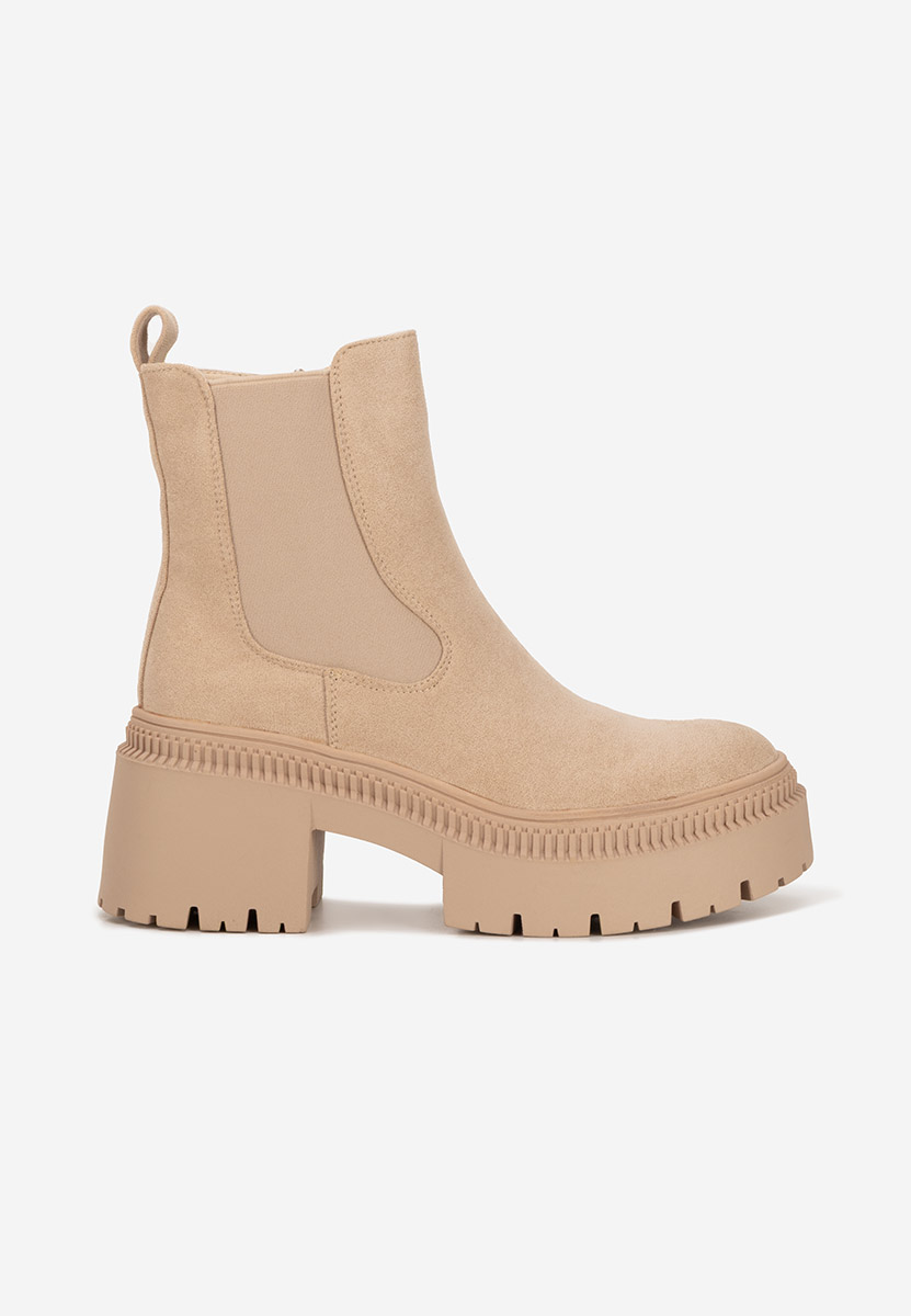 Stivaletto chelsea donna Mabelia beige