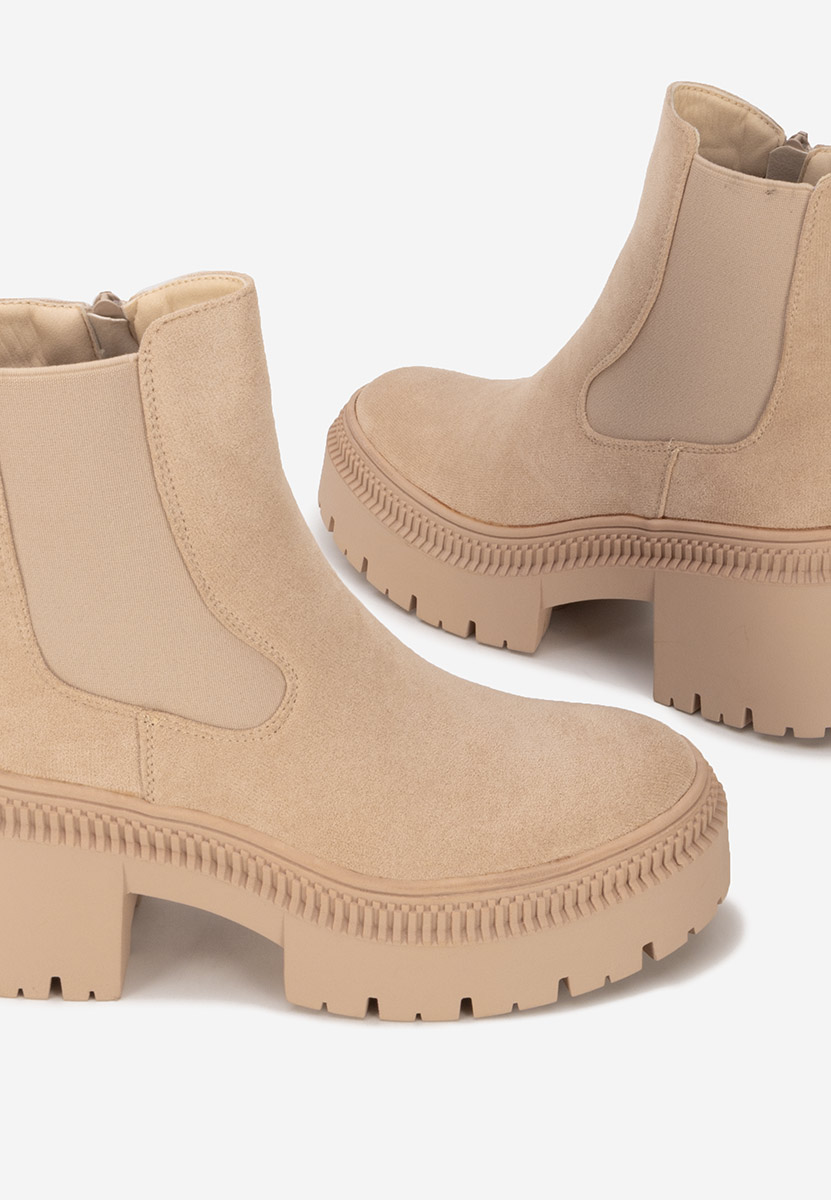 Stivaletto chelsea donna Mabelia beige