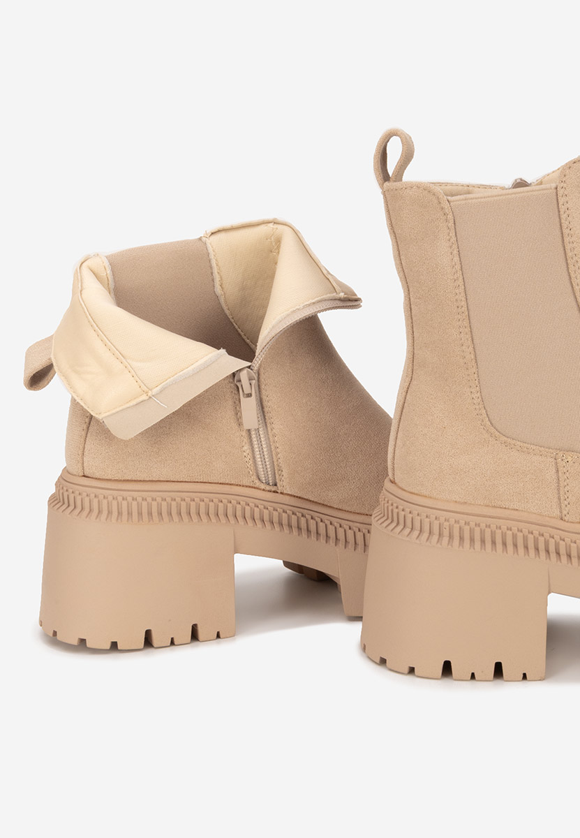 Stivaletto chelsea donna Mabelia beige
