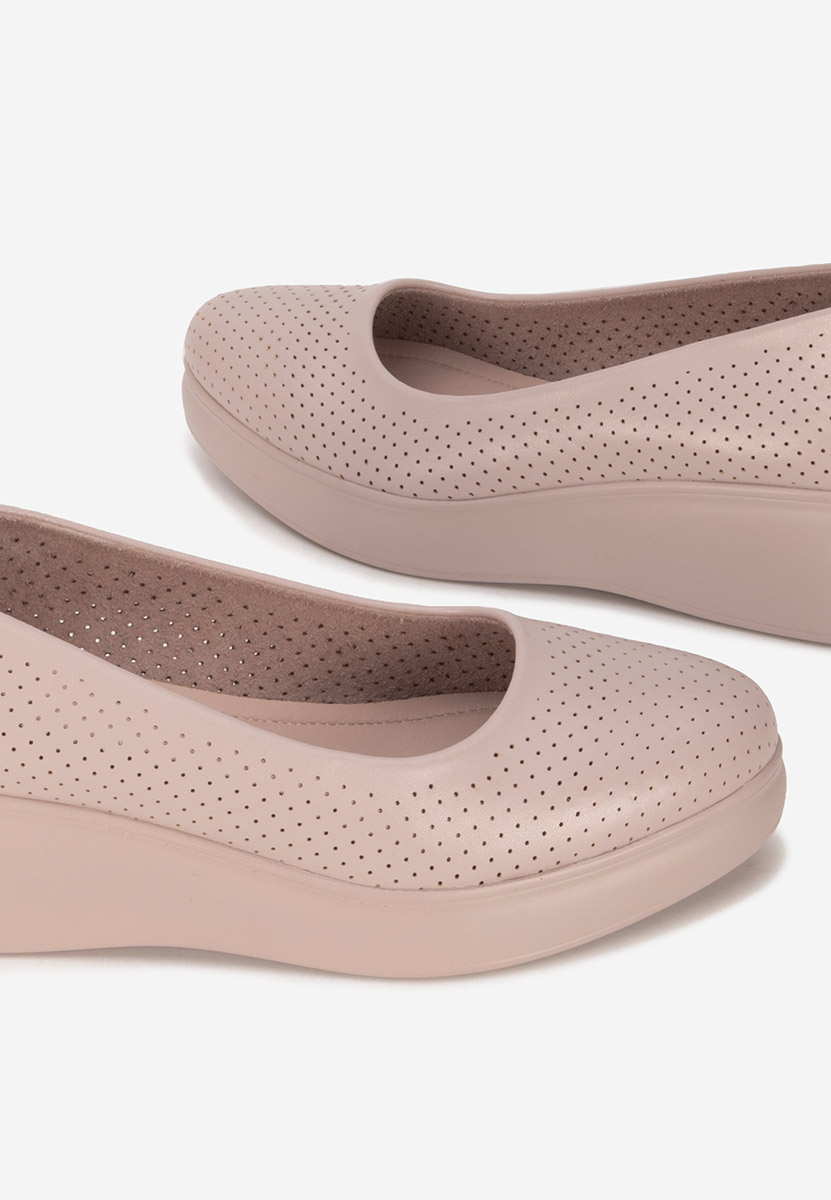 Scarpe con plateau Danetia rosa