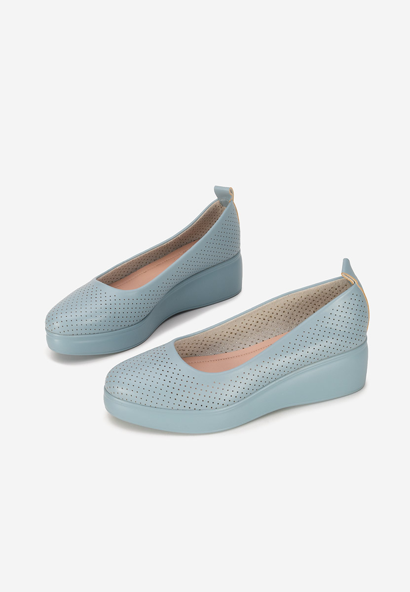 Scarpe con plateau Danetia blu