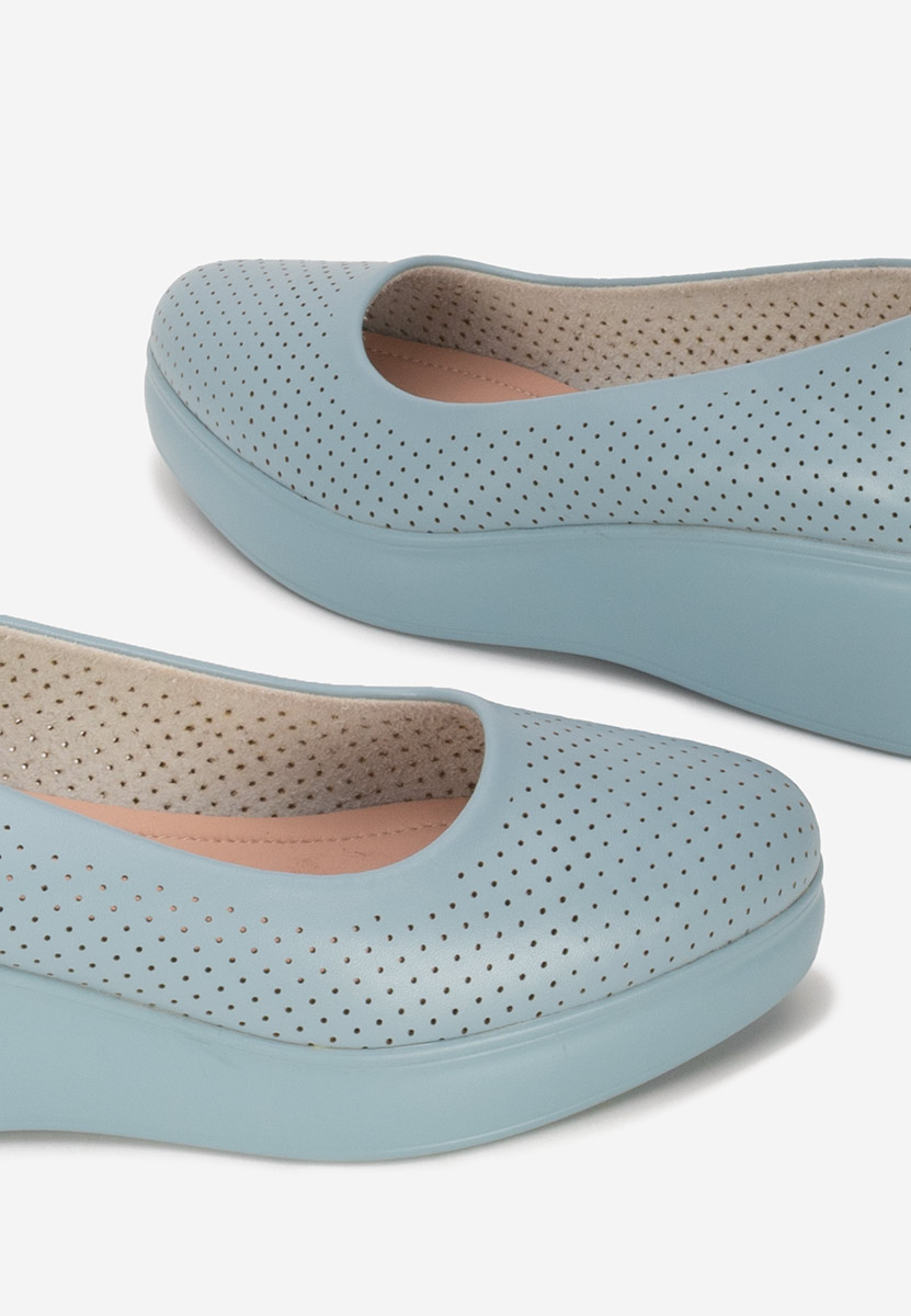 Scarpe con plateau Danetia blu