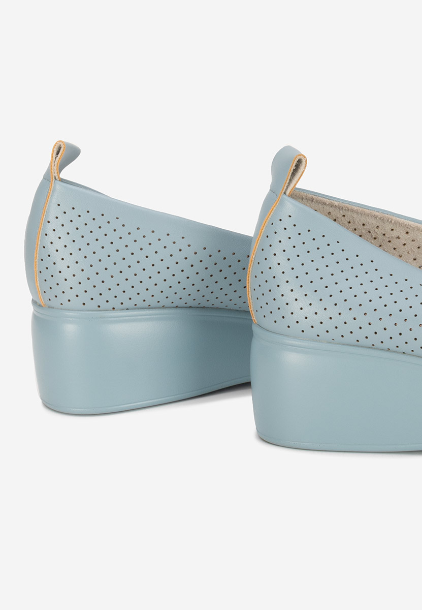 Scarpe con plateau Danetia blu
