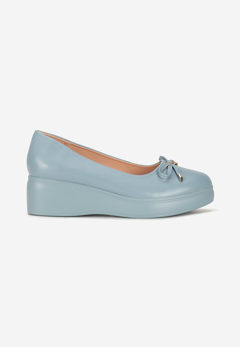 Scarpe con plateau Olmaria blu