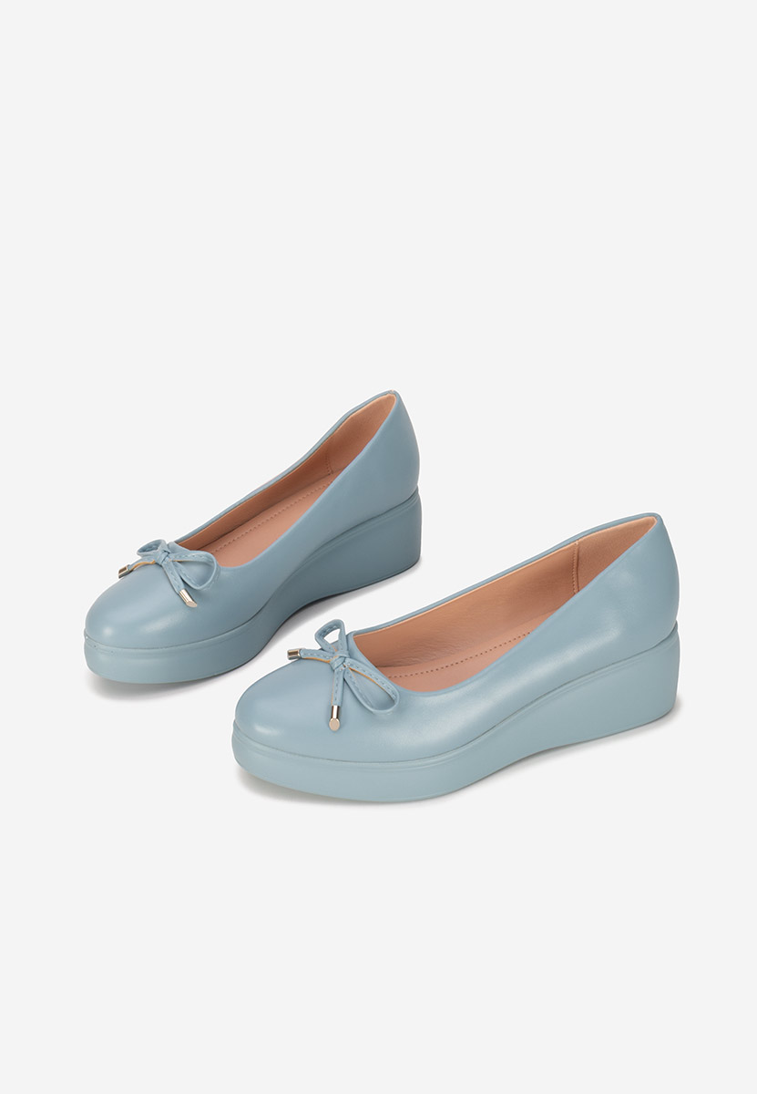 Scarpe con plateau Olmaria blu