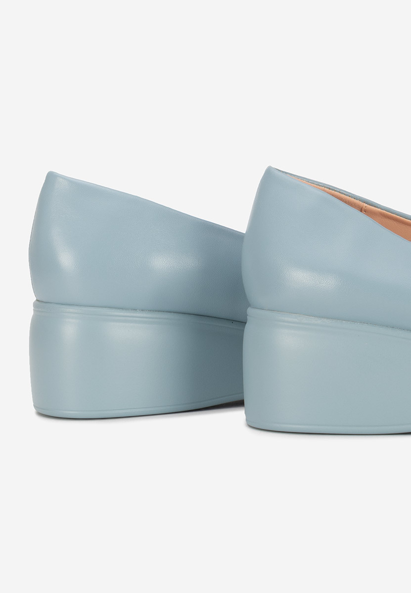 Scarpe con plateau Olmaria blu