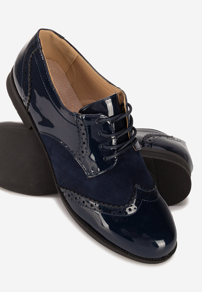 Scarpe oxford donna Bakera blu marine