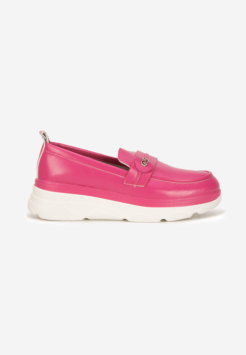 Mocassini donna platform Anhelica fucsia
