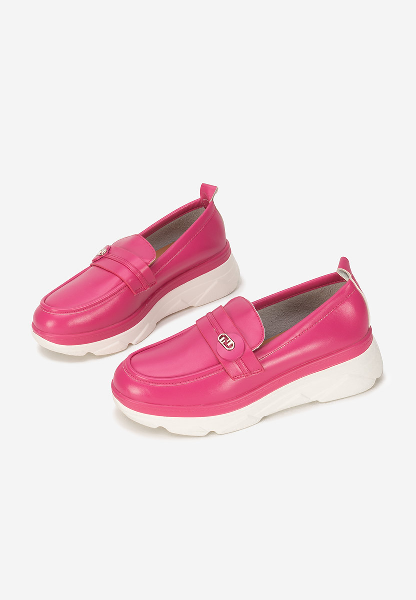 Mocassini donna platform Anhelica fucsia