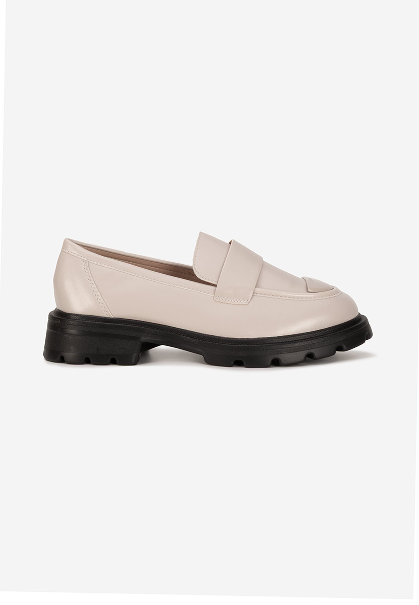 Mocassini da donna Glimena beige