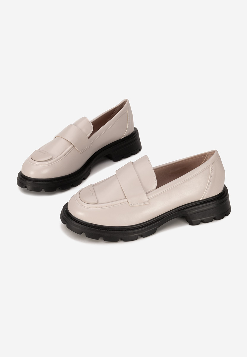 Mocassini da donna Glimena beige